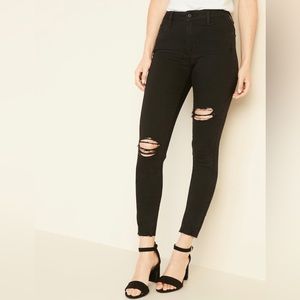 Rockstar Super-Skinny Distressed Jeans